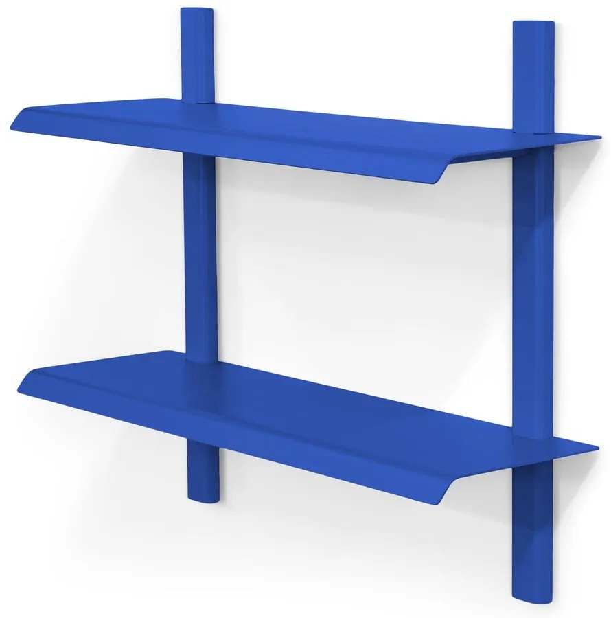 Син на няколко нива метален стенен рафт 60 cm Hola – Spinder Design