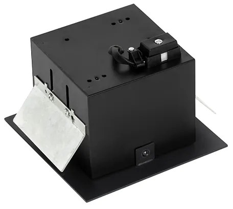 Модерен вграден прожектор черен регулируем - Oneon 70