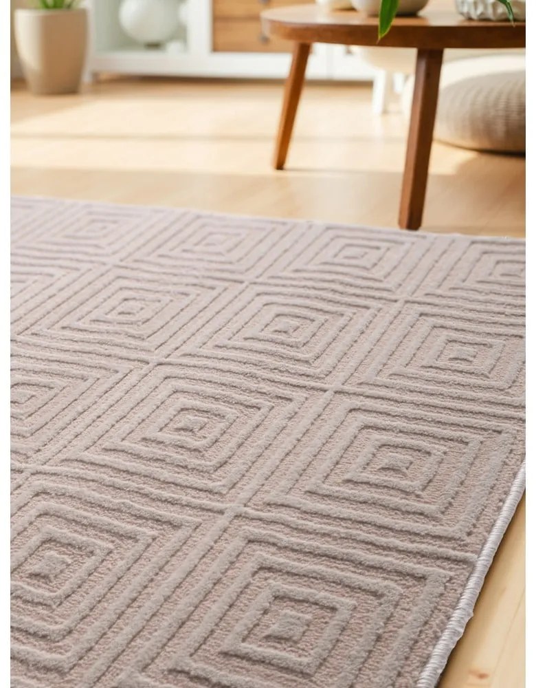 Бежова пътека 80x240 cm Perles Tourmaline – Elle Decoration