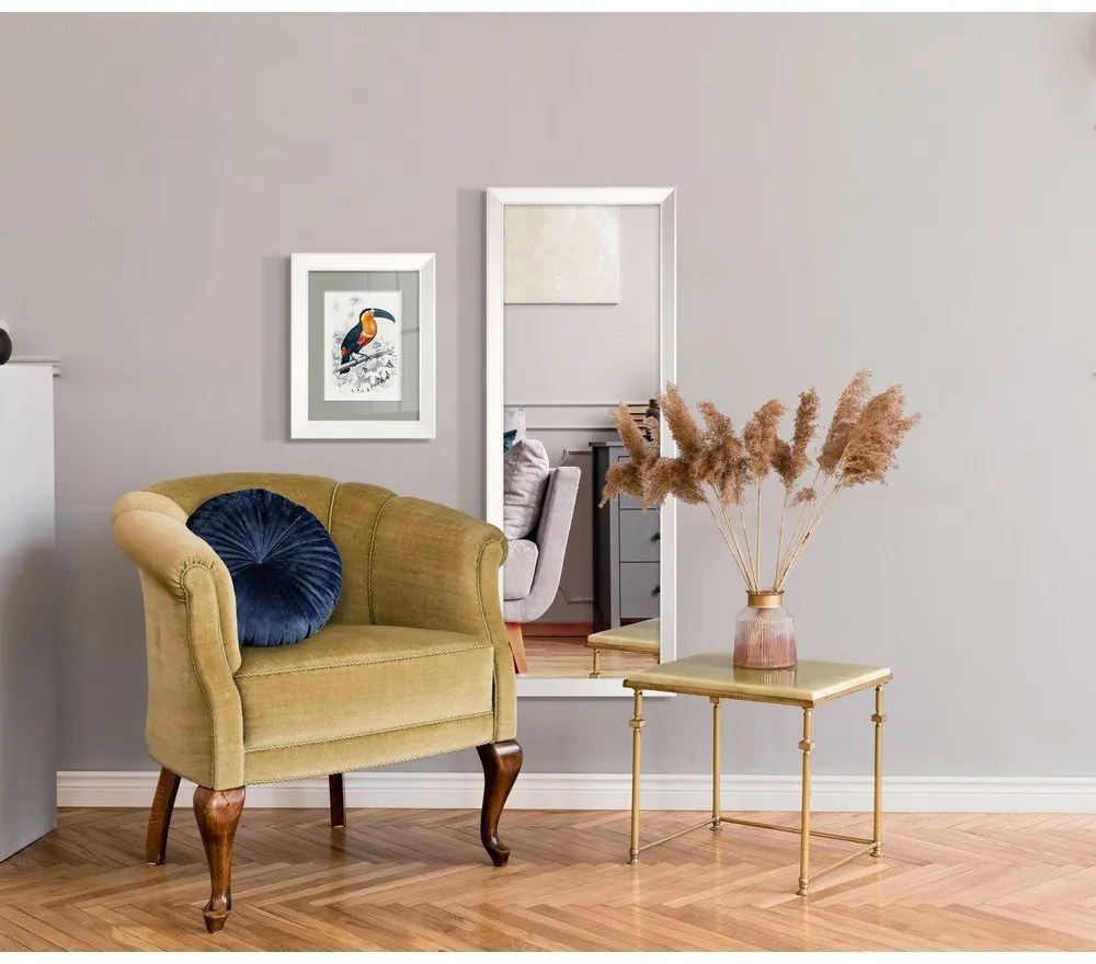 Стенно огледало в бяла рамка ienne, 47 x 147 cm Paris - Styler