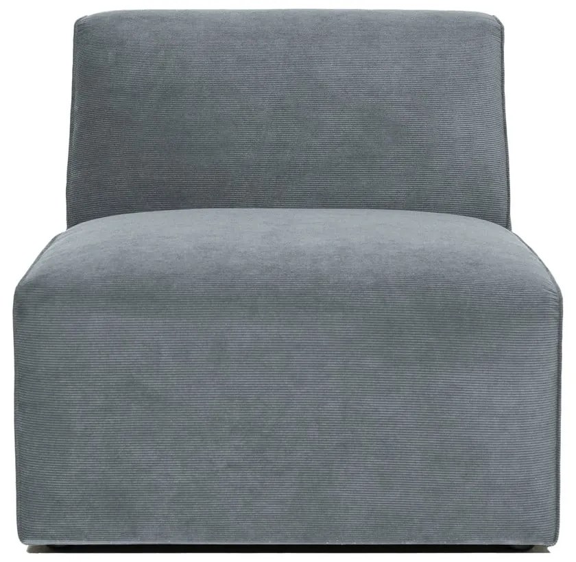 Сив модулен диван от рипсено кадифе (среден модул) Sting – Scandic