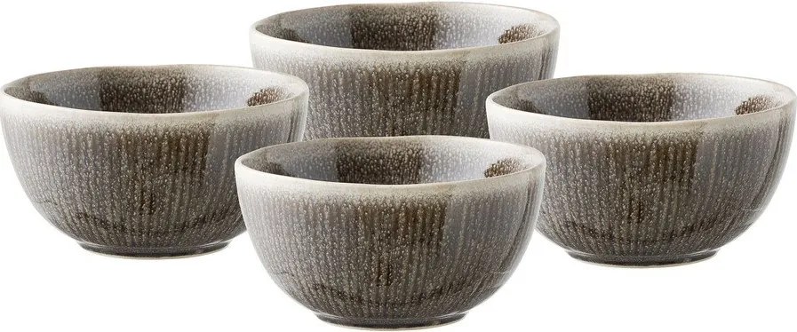 Сиво-бежови глинени купички в комплект 4 бр. за супа 1 l Viola – House Nordic