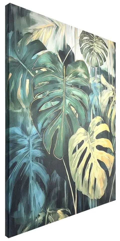 Картина с ръчно рисувани елементи 70x100 cm Monstera – Styler