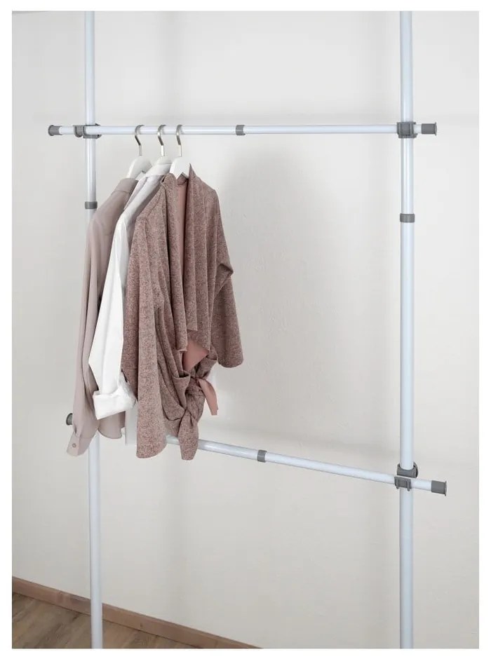 Комплект от 2 телескопични дръжки за дрехи, дължина 75 - 120 см Herkules - Wenko