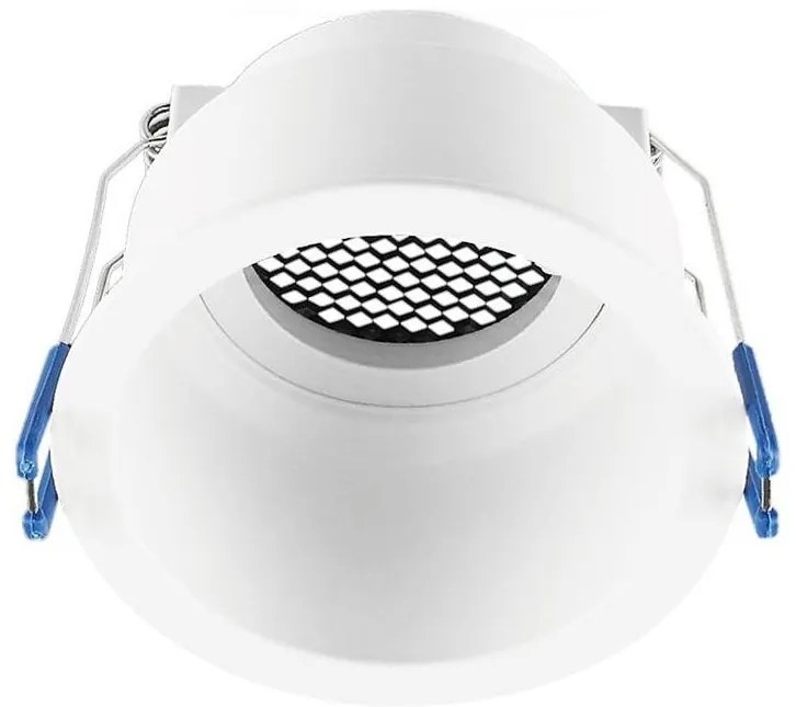 Вградено осветително тяло GU10 Ø 9 см, бяло