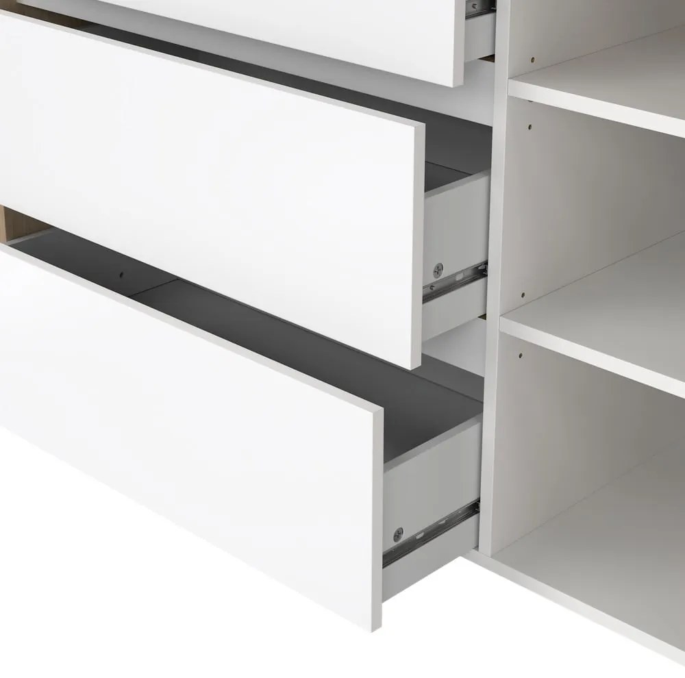 Бял скрин 119x84x48 cm Next – Tvilum