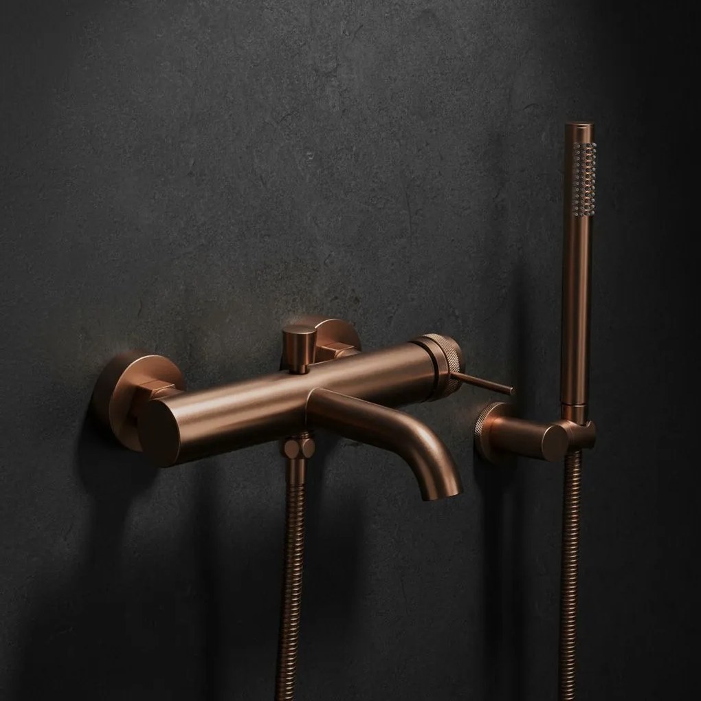 Смесител за вана Rea Lungo Grip Brush Copper