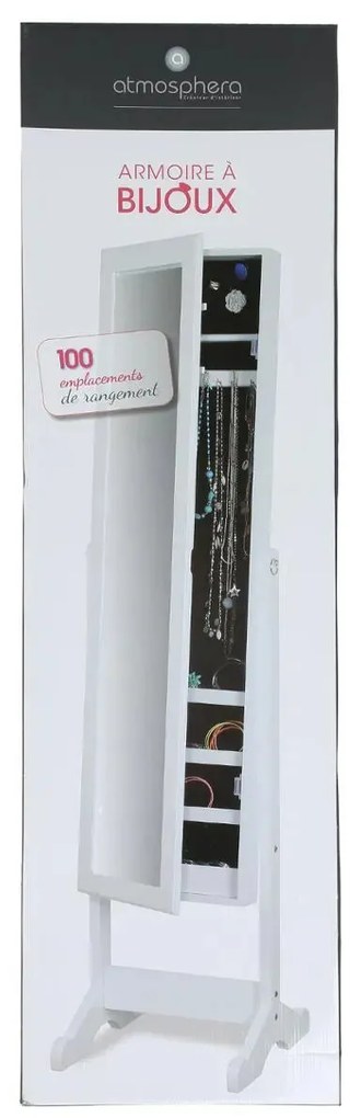 Огледало с място за съхранение atmosphera Kristin, 145cm, MDF