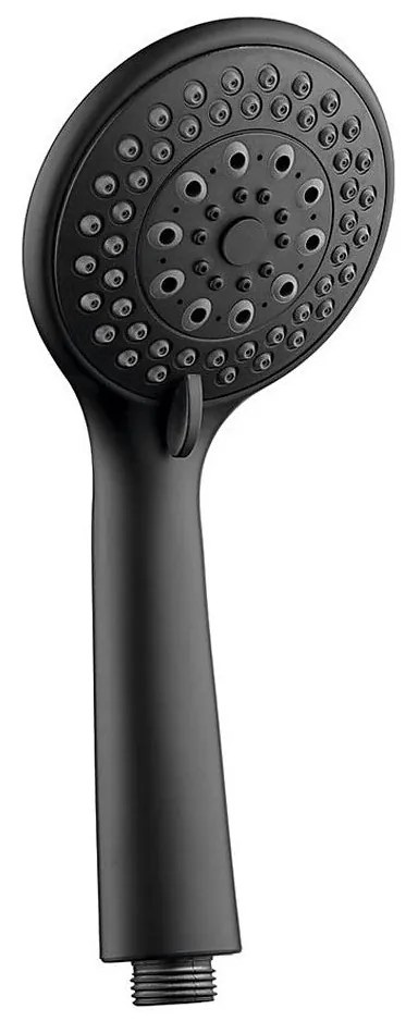 Aqualine - Ръчен душ Ø 10 см в матово черно