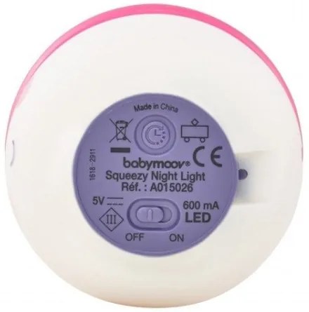 Babymoov Мека нощна лампа Squeezy