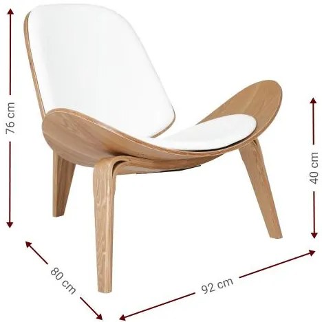 Фотьойл Edgar-бял