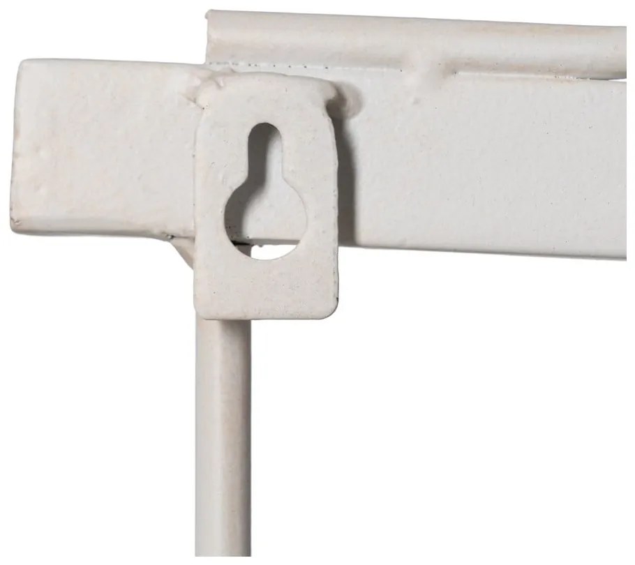 Бяла метална стенна закачалка Home – Ixia