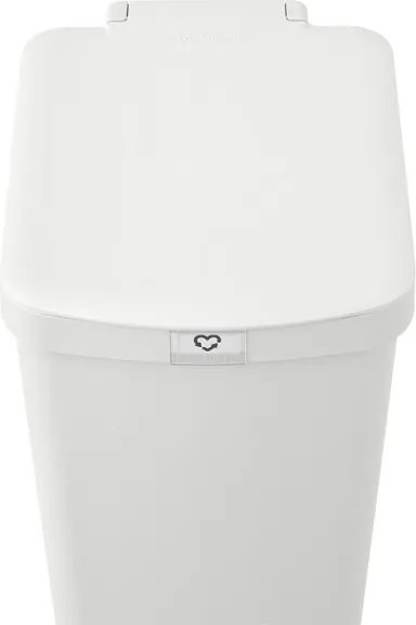 Кош за боклук с педал Brabantia StepUp 1005556, 40 л, Екологични материали, Голям отвор, Светлосив