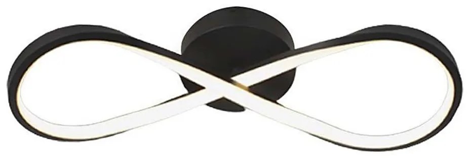 LED Плафониера LED/24W/230V 3000K черен
