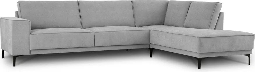 Сив ъглов диван (десен ъгъл/L форма) Copenhagen – Scandic