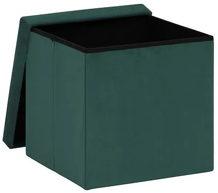 Пуф със съхранение atmosphera Tess, Кадифе - Амбър