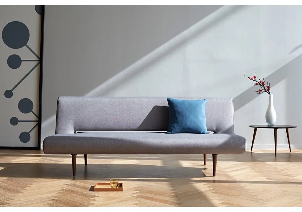 Светлосив диван Innovation Unfurl Flashtex Light Grey