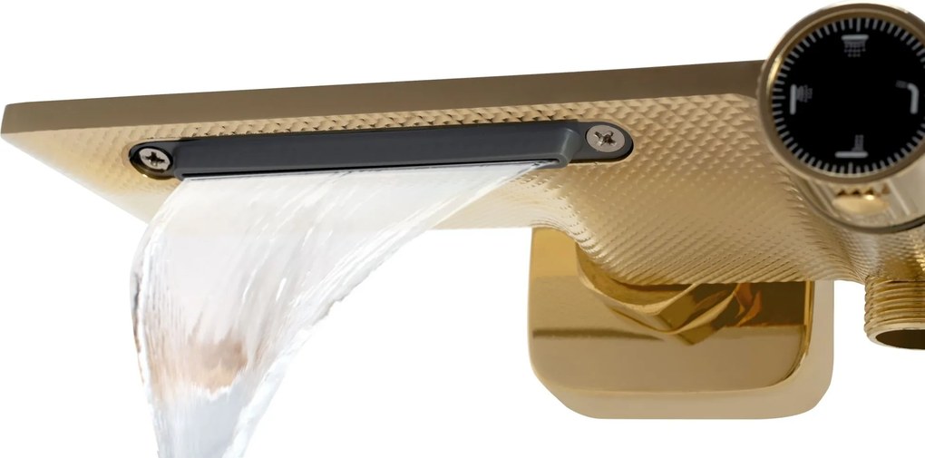 Комплект за душ REA HELIX Gold