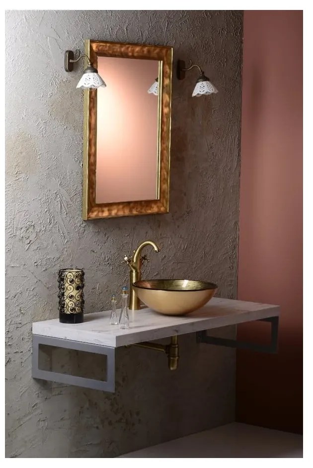 Стояща батерия за мивка в бронзов цвят Antea – Sapho