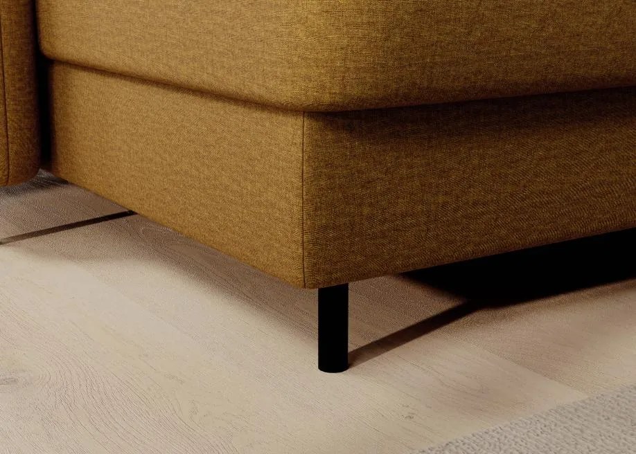 Ъглов диван Tobe-Moustardi-Left