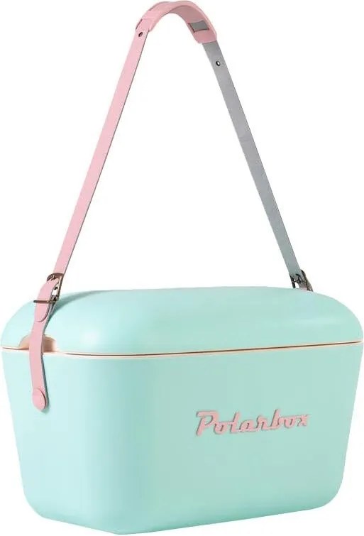 Хладилна чанта Polarbox Pop, 12 литра, AIRPOP полистирол, 5-15C до 24 часа, Син/Розов