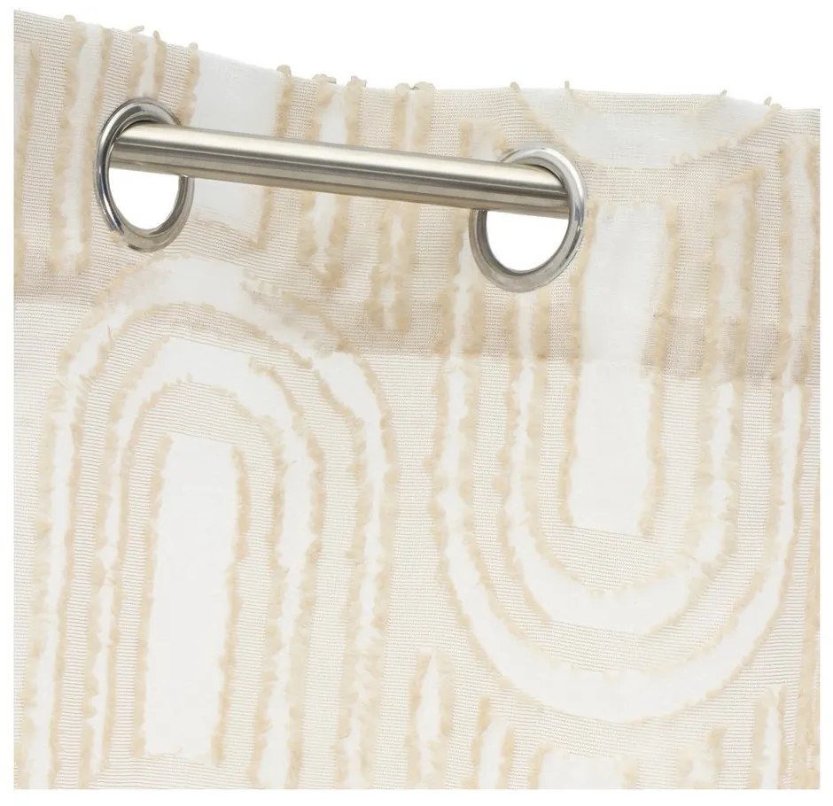 Бежова завеса 140x260 cm Relief Arch – Casa Selección