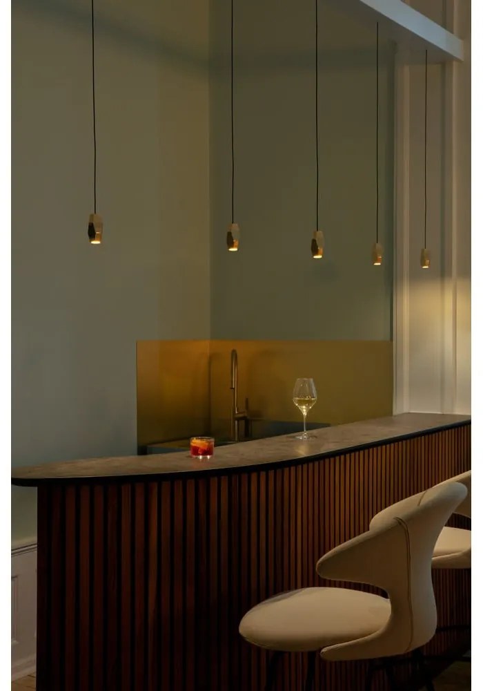 Черно висящо осветително тяло Rosette mini - UMAGE