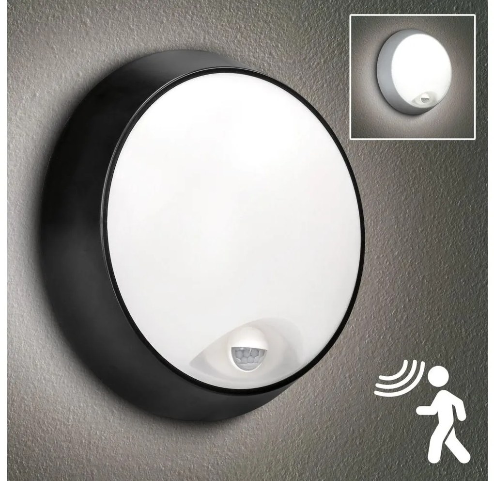 Brilagi - LED Екстериорен аплик със сензор BULKHEAD LED/20W/230V IP65