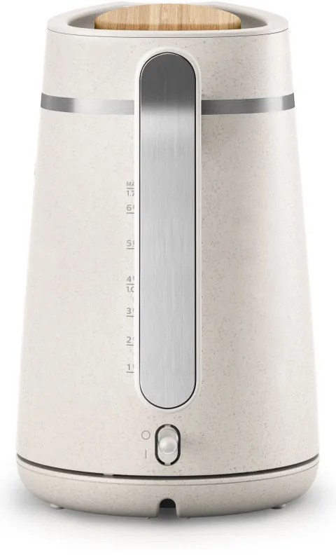 Електрическа кана Philips HD9365/10 Conscious collection, 2200 W, 1.7 л, Автоматично изключване, Филтър срещу варовик, Матово бял