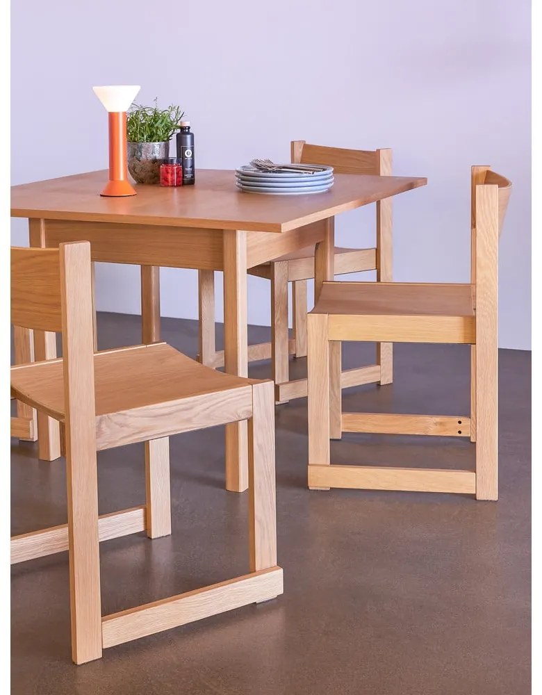 Оранжева затъмняваща се настолна лампа (височина 30 cm) Flash – Hübsch