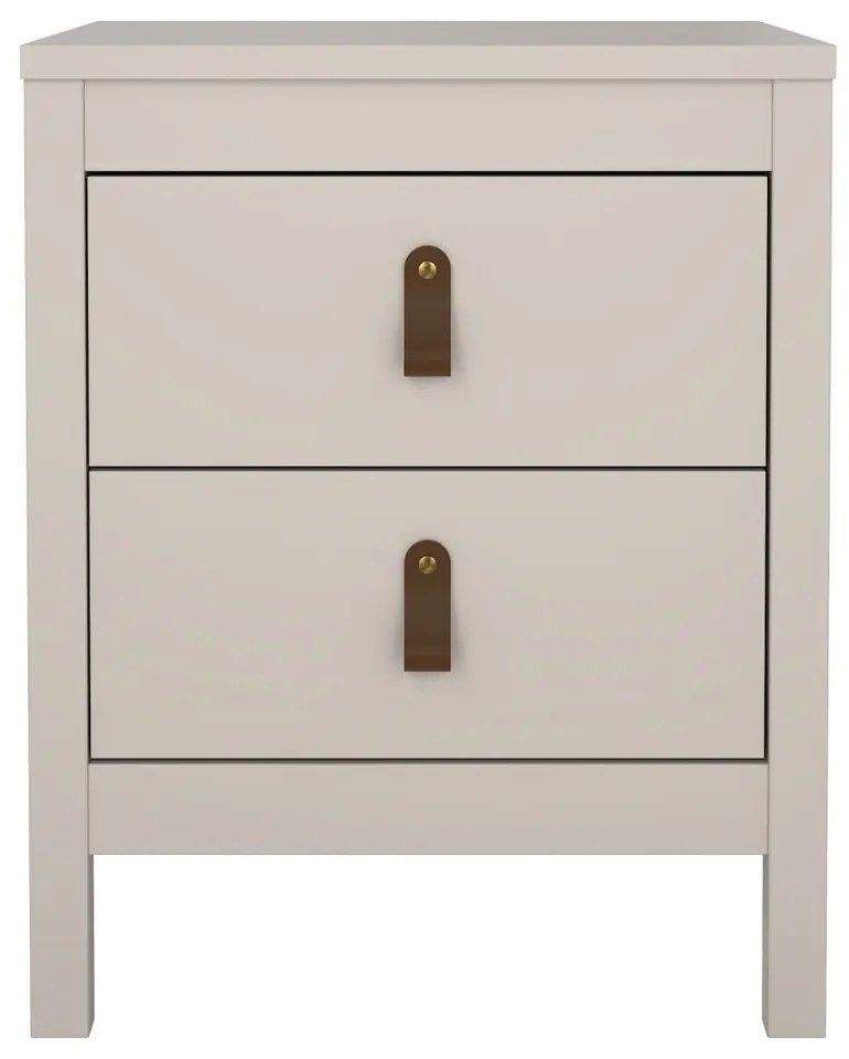 Сиво-бежово нощно шкафче Madrid – Tvilum