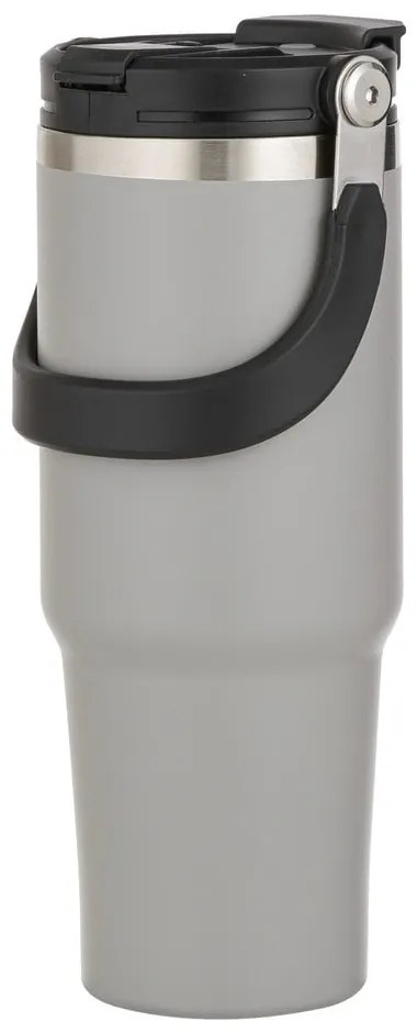 Сива бутилка за пътуване бутилка от неръждаема стомана 1 l Eco – Ladelle