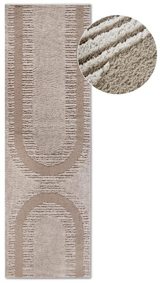 Бежова пътека 80x240 cm Bartoux Beige – Elle Decoration