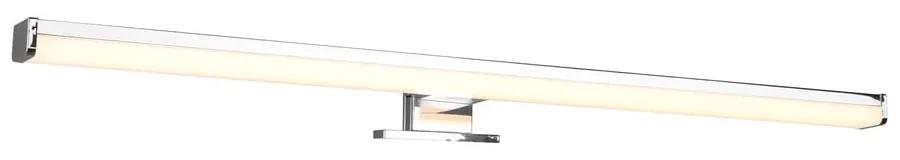 LED лампа за стена в блестящо сребристо (дължина 60 см) Lino - Trio