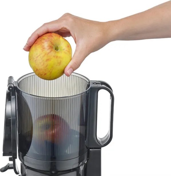 Бавна сокоизтисквачка Caso Juice Fit Pro, 250W, 1 л, 40 об/мин, Safety Stop, Тиха работа, Черен мат