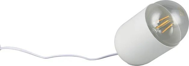 Бяла настолна лампа (височина 13,5 cm) Nara – Reality