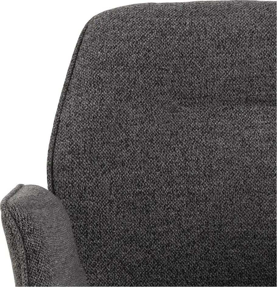 Тъмносив тапициран трапезен стол Aura – Actona