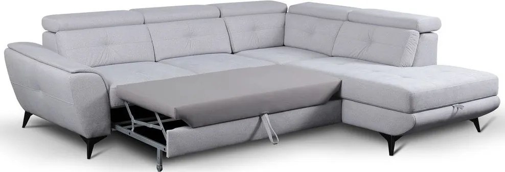 Ъглов диван Lionel-Left-Gray