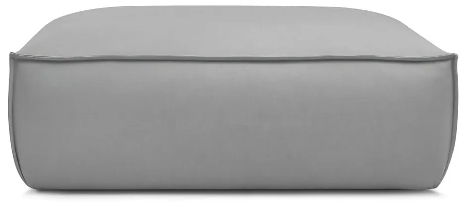 Светлосива табуретка от изкуствена кожа Boheme – Bobochic Paris