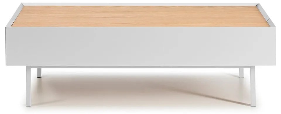 Бяла масичка за кафе Arista - Teulat