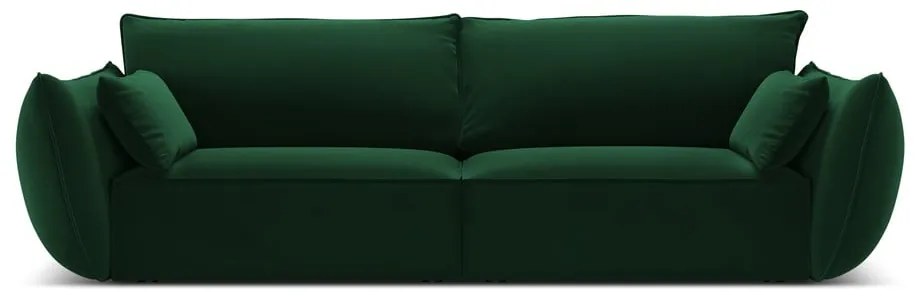 Тъмнозелен кадифен диван 208 cm Vanda – Mazzini Sofas