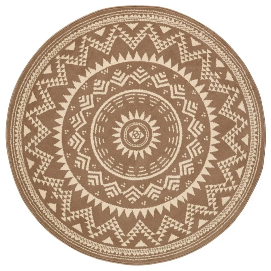 Кафяв килим Celebration , ⌀ 200 cm Valencia - Hanse Home