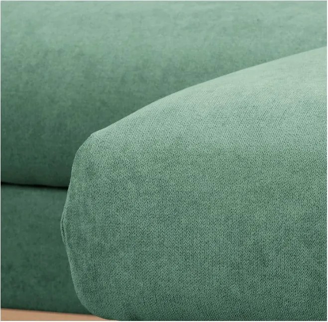 Тюркоазен ъглов диван (десен ъгъл) Beata - Ropez