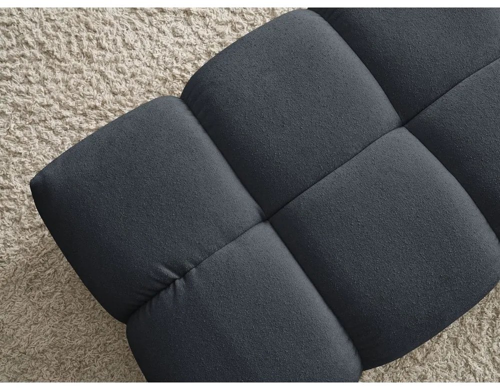 Тъмносиня шенилова табуретка Everest – Bobochic Paris