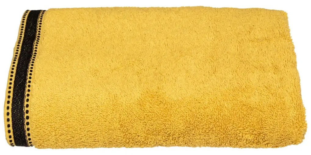 Хавлия за баня atmosphera Joia, памук, 70x130 cm - Охра