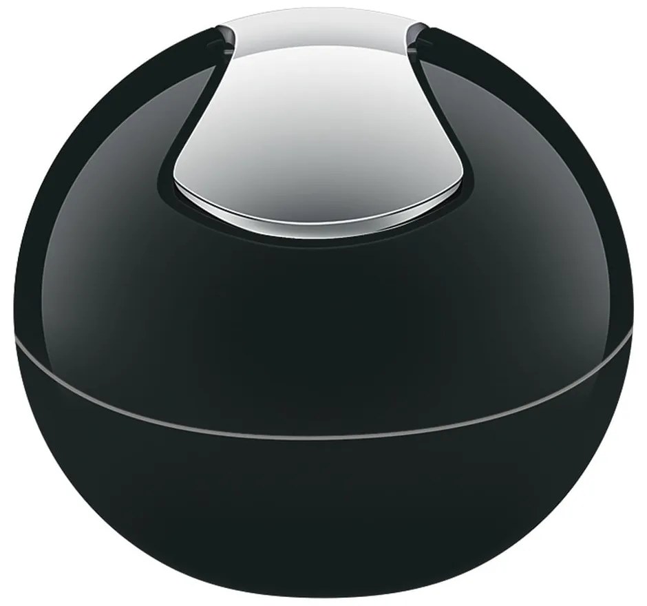 Черно пластмасово кошче за боклук 1 l Bowl – Spirella