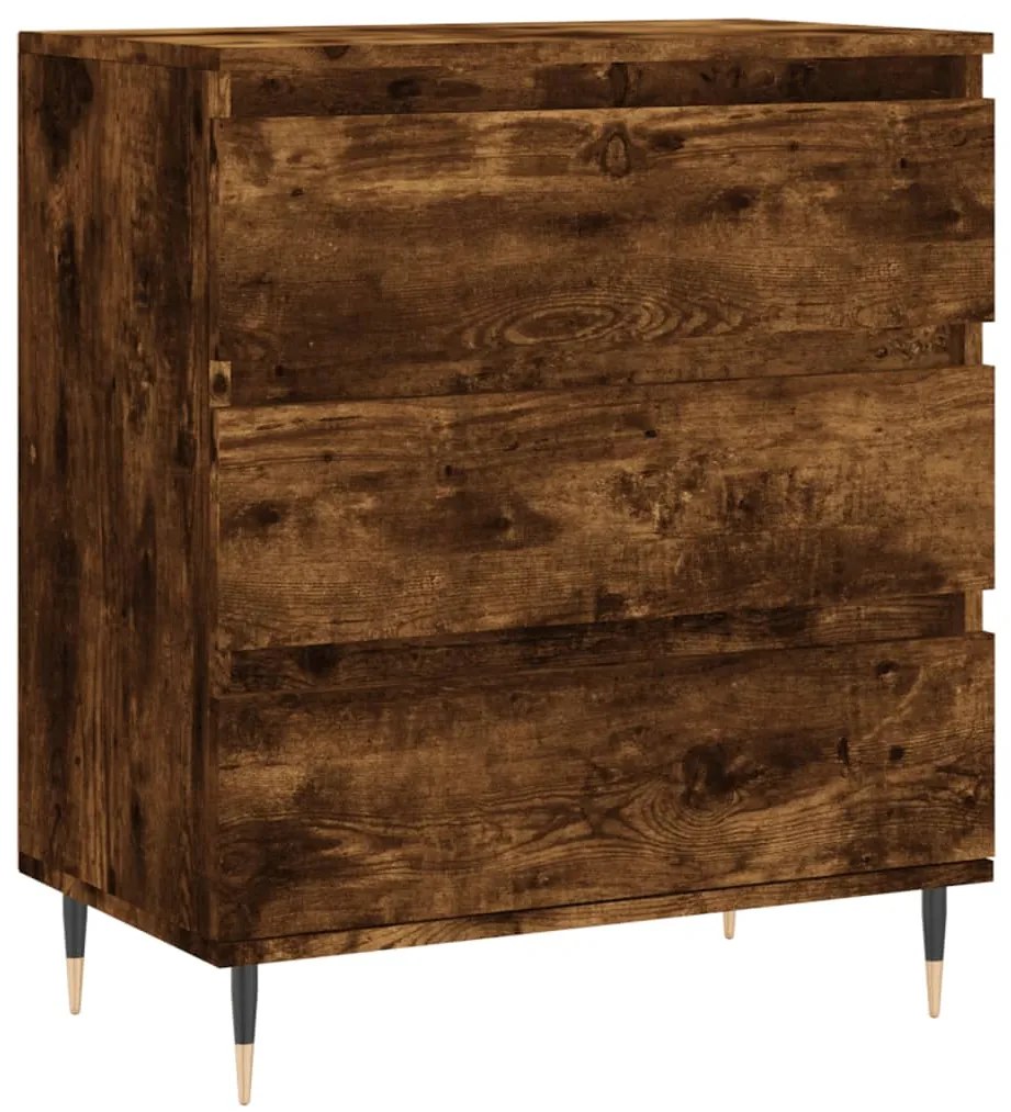 827177 vidaXL Сайдборд, опушен дъб, 60x35x70 см, инженерно дърво