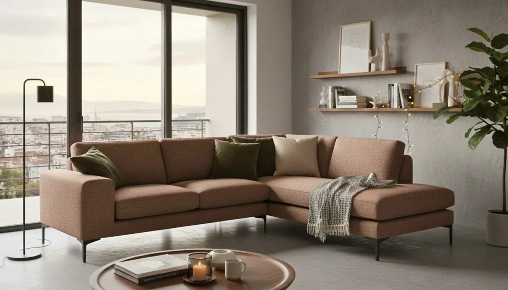 Ъгъл диван Senso-Left-270φ 200β cm.-Tampa