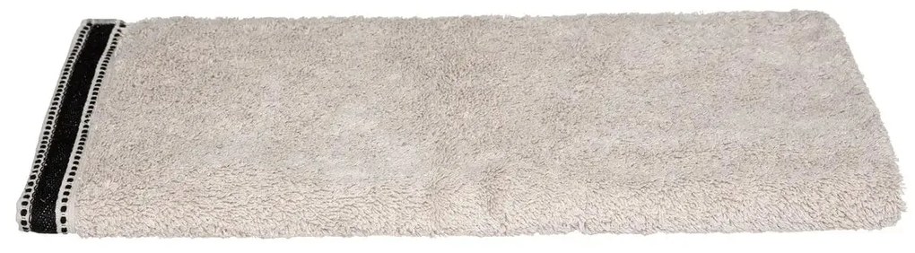 Кърпа за ръце atmosphera Joia, 50x90 cm, Памук - Тъмносив