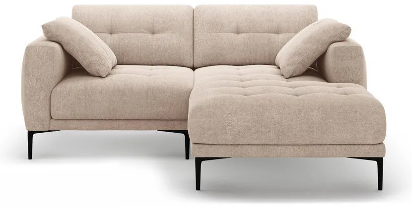 Светлокафяв ъглов диван (десен ъгъл) Bemy – Micadoni